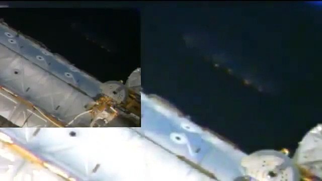 Breaking UFO News Massive Alien UFO Visits ISS!!! Enhanced Video! May 2014