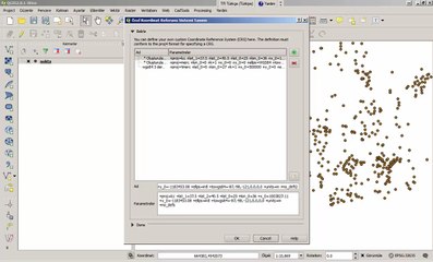 QGIS ile ITRF 96 projeksiyon nasıl ayarlanır