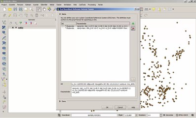 QGIS ile ITRF 96 projeksiyon nasıl ayarlanır