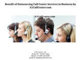 Effect of Outsourcing Call Center Services in Business