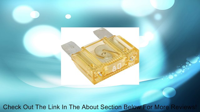 Blue Sea Systems 80A MAXI Fuse Review