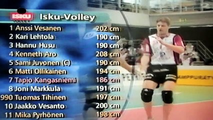 Perungan Pojat vs Treen Isku-Volley, 5. finaali, kevät 2003 - 1. ERÄ