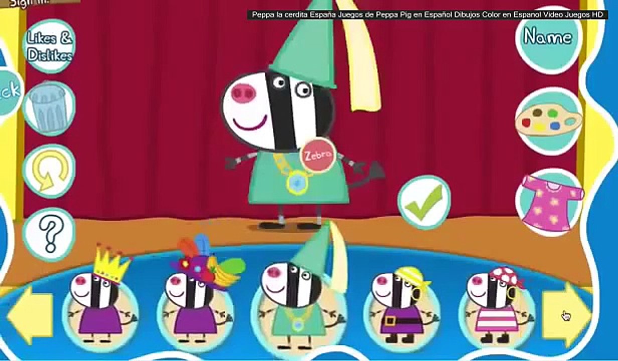 Peppa la cerdita España Juegos de Peppa Pig en Español Dibujos Color en Espanol Video Juegos HD