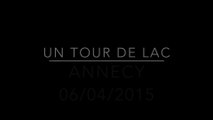 un tour de lac d'Annecy à bicyclette 06 04 2015