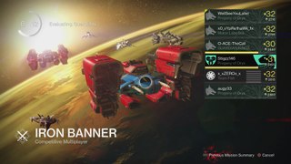 Destiny PS4 [Hawkmoon] Crucible Part 786 - Iron Banner (Blind Watch, Mars) [With Commentary]