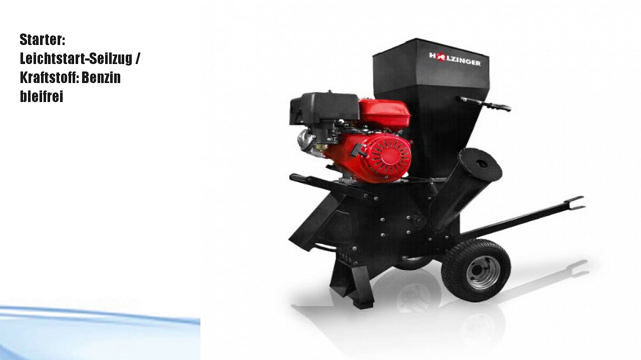 Holzinger Benzin Häcksler 13 PS