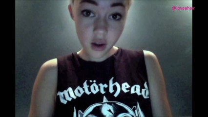 cute girl with short hair