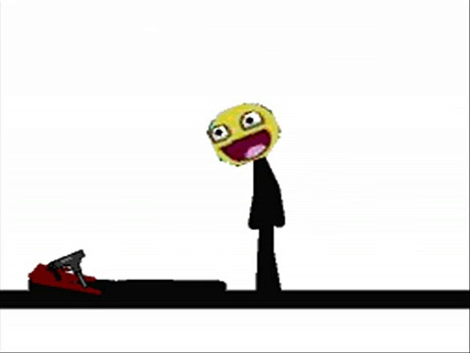 random stick figure fighting