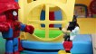 Mickey Mouse Driving Cozy Coupe Disney Mickey Mouse Crashing like Cookie Monster Driving