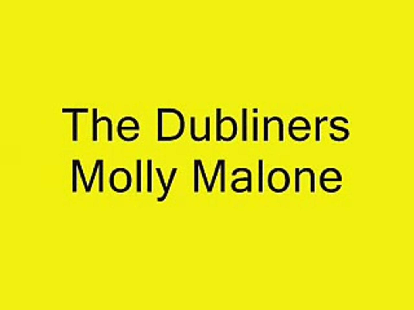 ⁣The Dubliners - Molly Malone
