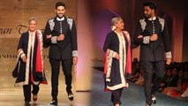 Abhishek Bachchan & Jaya Bachchan | 5th Annual Mijwan Fashion Show