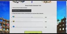Brave Frontier Online Generator  Zel Gems Karma  Cheat & Online Generator (UPDATED) v4.3.1 Android iOS