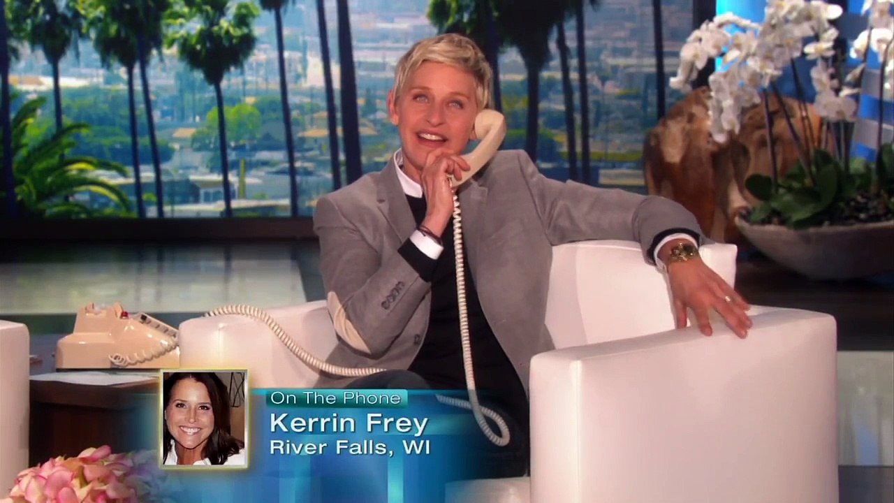 Kerrin Frey Meets Ellen Show HD | TheEllenShow