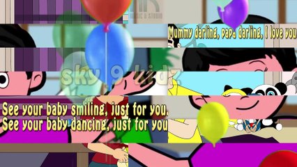 Mummy darling, papa darling, I love you  RHYMES  KIDZ