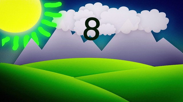 numbers words 1234 kidz