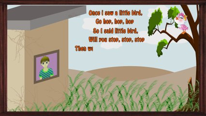 ONCE I SAW A LITTLE BIRD  RHYMES  KIDZ