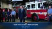 President Obama Meets with Firefighters in New York