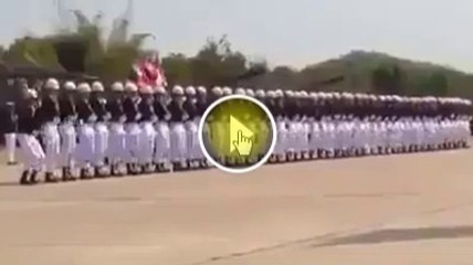 Une parade des professionels,