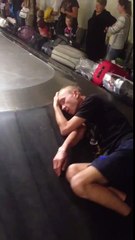 He just have hard flight today