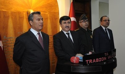 Trabzon Valisi Öz'den açıklama