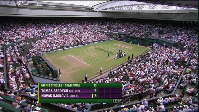 Wimbledon 2010 SF - Tomas Berdych Vs. Novak Djokovic - Highlights HD