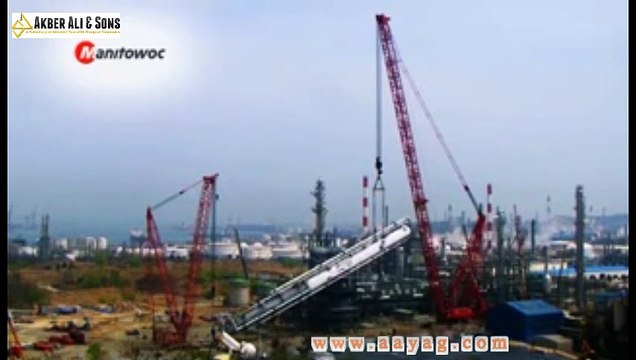 Manitowoc Crawler Lift Time Lapse