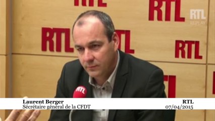 Laurent Berger : le débat sur le contrat de travail «est clos»