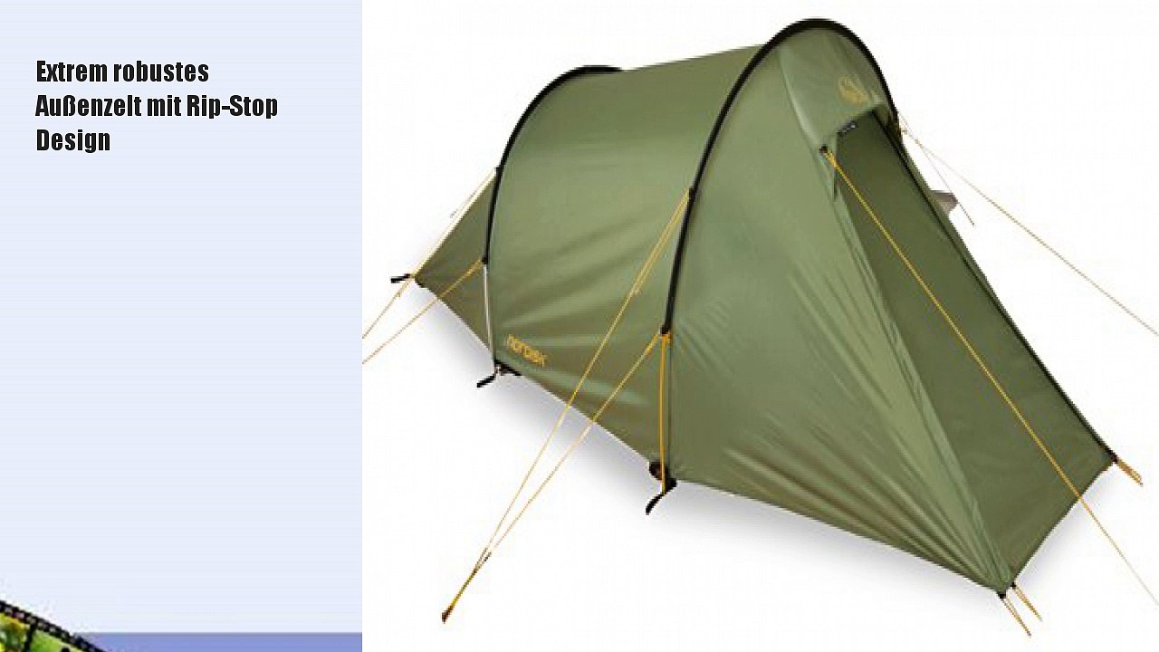 Nordisk Trekkingzelt Halland 2 PU, 350 x 150 x 110