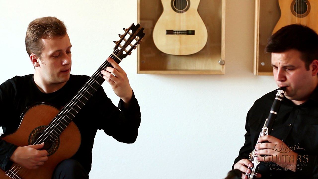 Duo Redžić Radišević - Theme and Variations from Sonata For Clarinet and guitar by F. Rebay