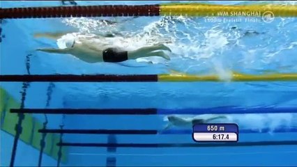 Sun Yang Front Crawl Technique (Under Water & Slow Motion)