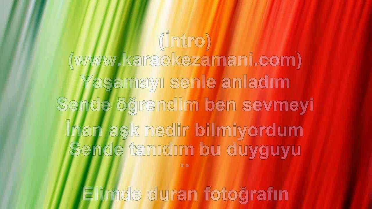 Bergen - Elimde Duran Fotoğrafin - 1994 TÜRKÇE KARAOKE