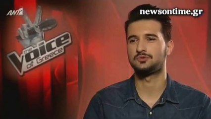 newsontime.gr - The Voice 2 «Blind Auditions»  ΜΑΡΙΟΣ ΑΡΡΑΤΟΣ