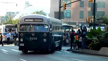 MTA New York City Transit Vintage Bus Convoy Leaving From Bus Fest/Atlantic Antic 2013
