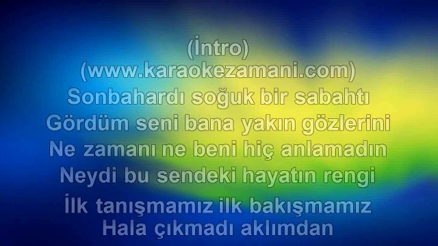 Berkay - Gel Gel - 2014 TÜRKÇE KARAOKE