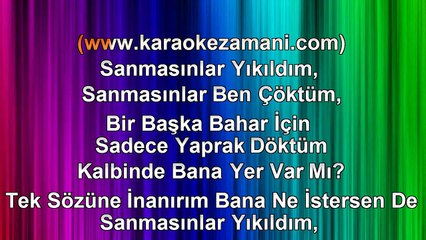 Berkay - İnanırım - 2014 TÜRKÇE KARAOKE