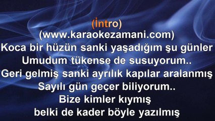 Berkay - Ömrümün Geri Kalanı - (2010) TÜRKÇE KARAOKE