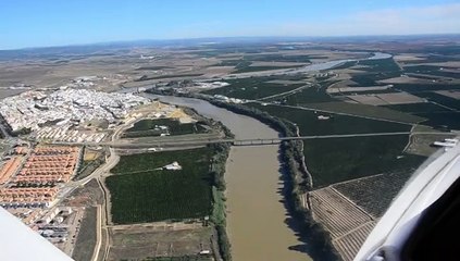 Vuelo en Avioneta sobre Alcalá del Río, Octubre de 2013