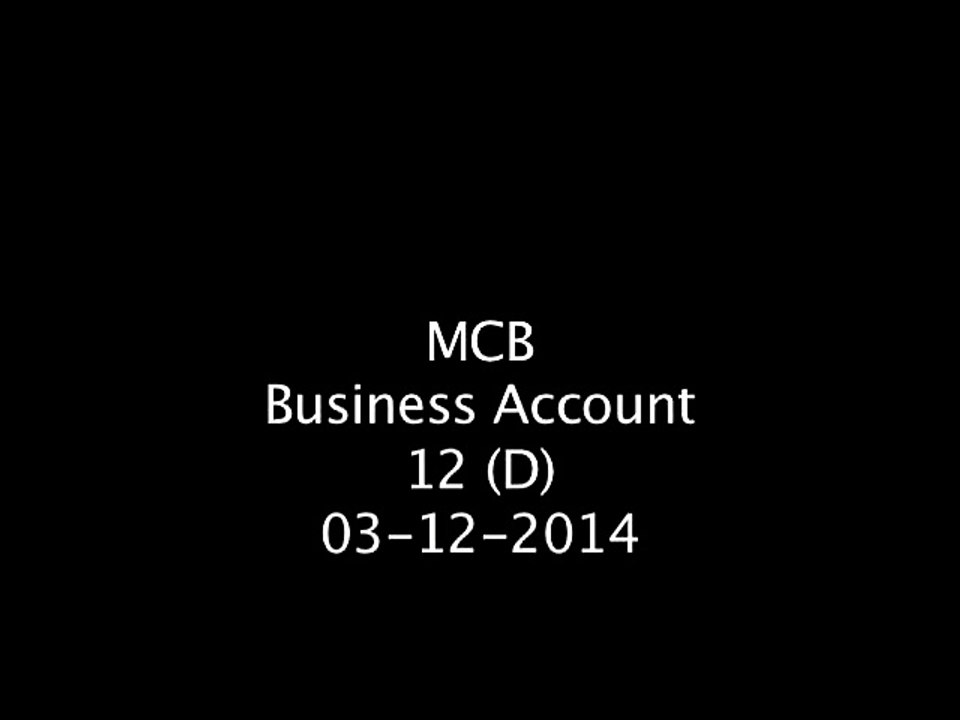 MCB 12 (D)