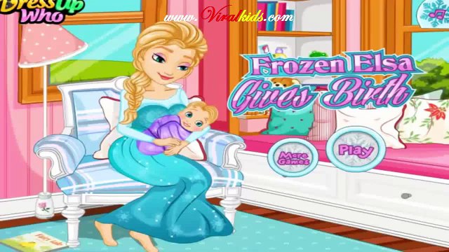 Frozen Elsa Gives Birth - Pregnant Elsa baby birth in hospital game