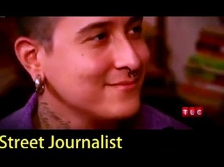 A woman drinking human blood