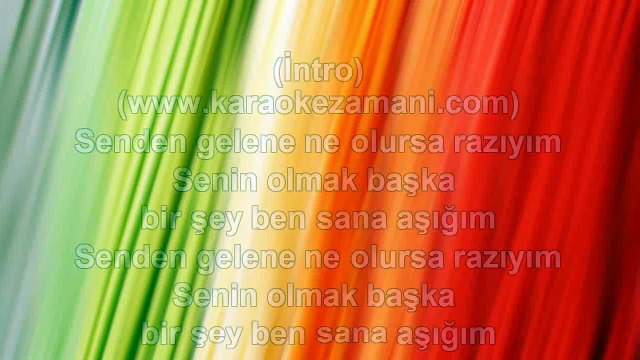 Burak Öksüzoğlu - (Feat. Mehtap) Yangın - 2012 TÜRKÇE KARAOKE