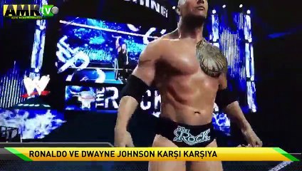 Dwayne Johnson ve Ronaldo karşı karşıya