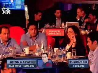 Heated Bidding for Glenn Maxwell in IPL 2013