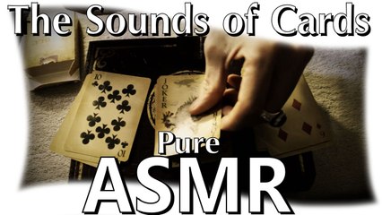 Pure ASMR - The sounds of Cards ASMR french (Whisper, sorting, tapping...)