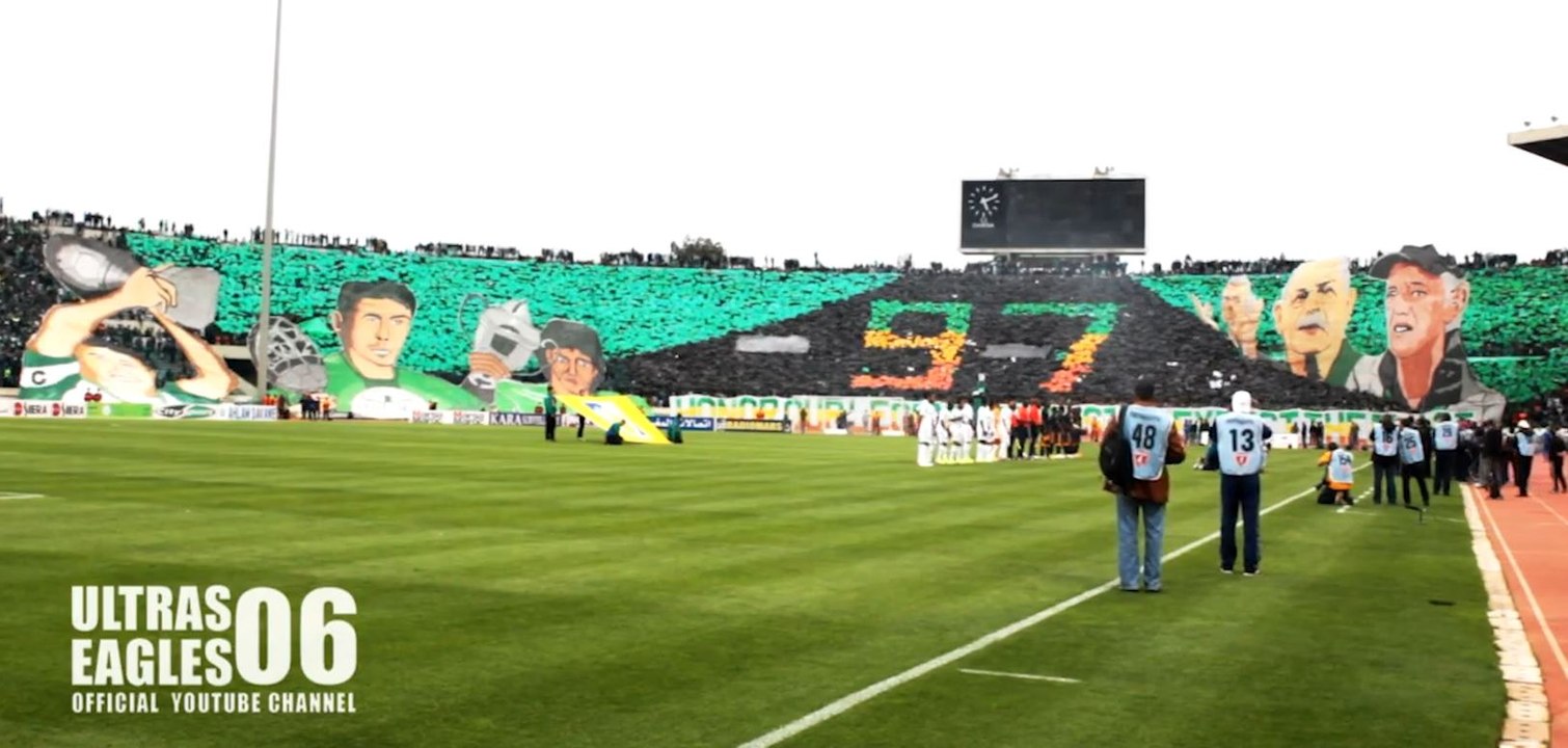 L'incroyable tifo mouvant d'un public marocain !