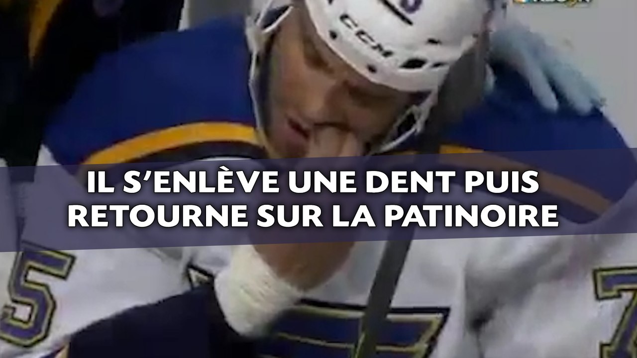 NHL: Il s'enlève une dent puis retourne sur la patinoire