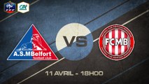 Samedi 11 avril à 18h00 - ASM Belfort - FC Montceau Bourgogne - CFA B