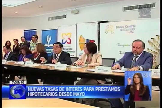 Nuevas tasas de interés en créditos hipotecarios