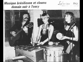 Philou, Myrtille et Babeth à Toucy 1980