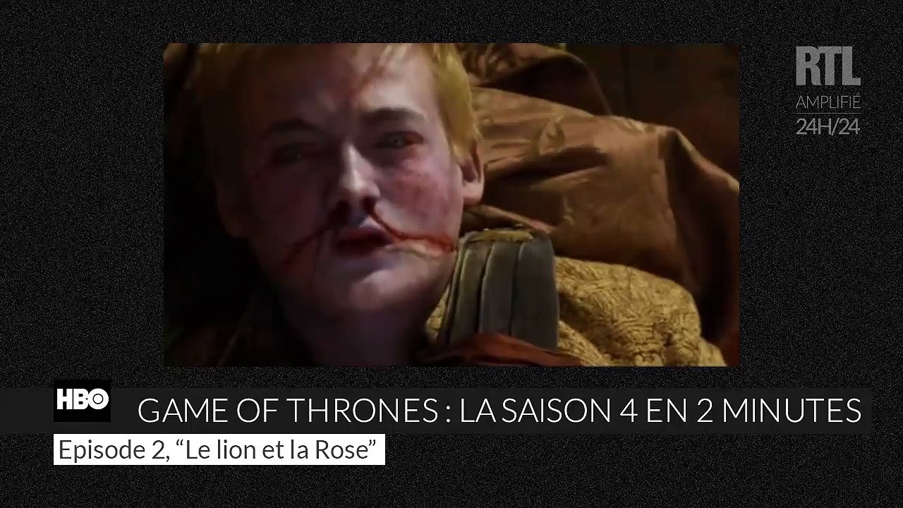 Game of Thrones : la saison 4 résumée en deux minutes - Vidéo Dailymotion